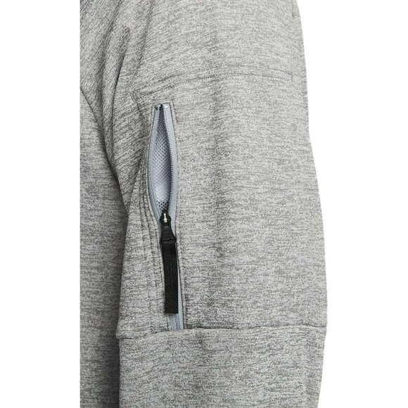 Nike Men's Therma Fit Hoodie Fitness Full Zip Heather Grey Size L DQ4830-063 - Picture 4 of 7